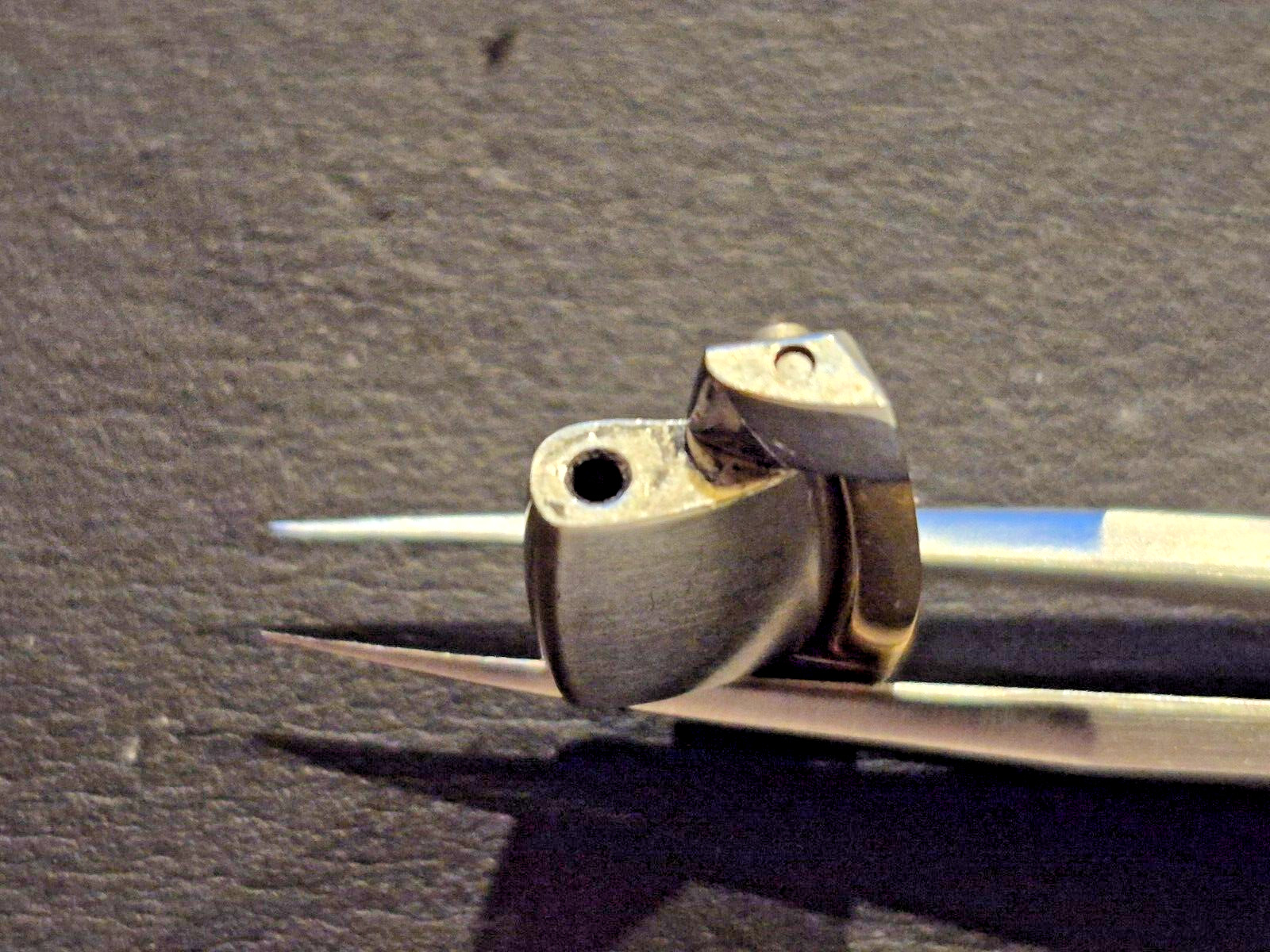 EBEL BRASIL BAND BRACELET END PIECE Steel and Gold 15.6mm for 16mm wide case lug