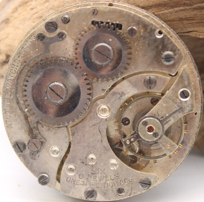 ATLANTIS HARVARD POCKET WATCH MOVEMENT 6j 39.7mm SWISS (CH)