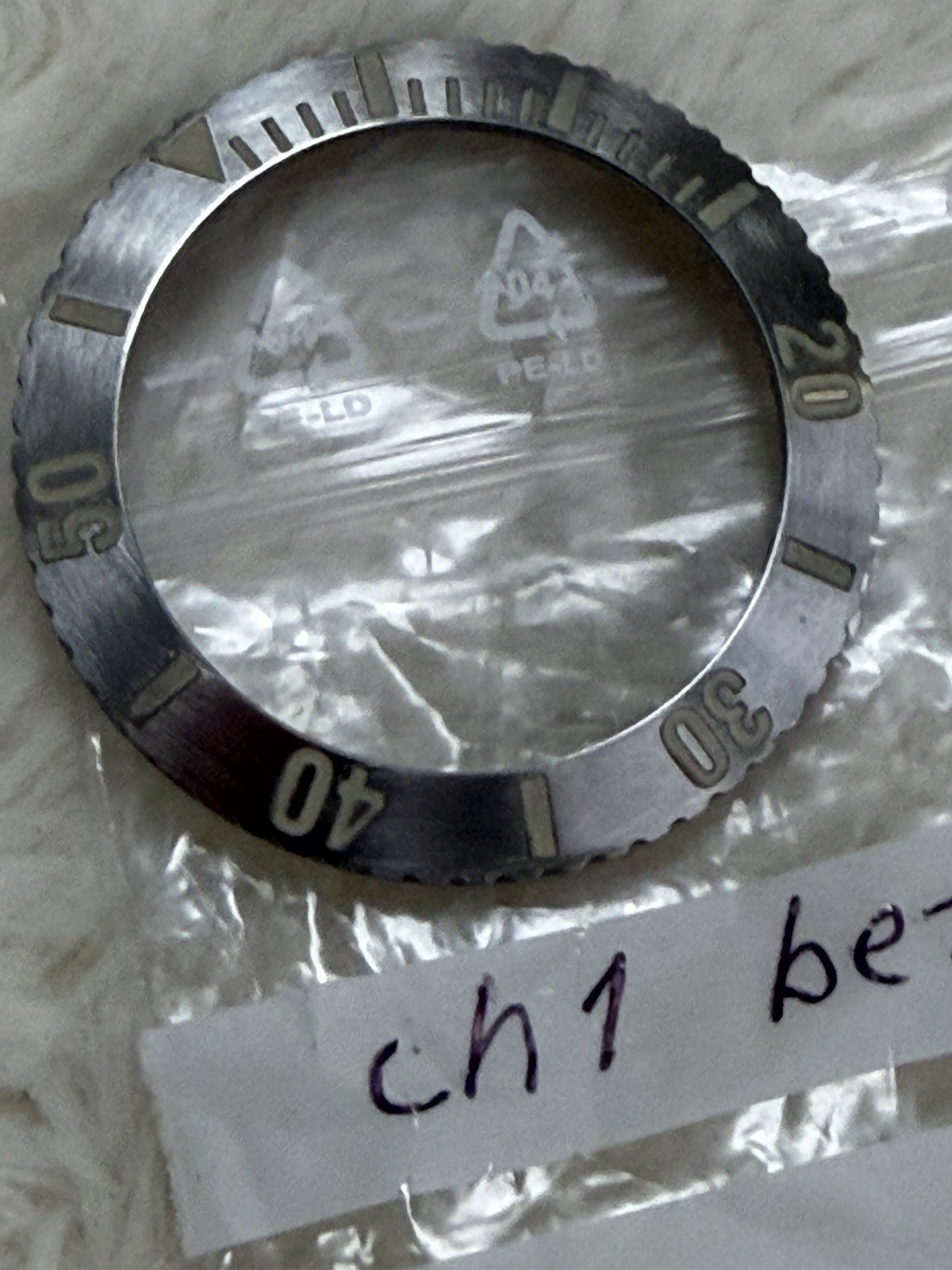 H2O Helberg CH1 SS 15 sec. Bezel -N.A. For Separate Purchase -Replacement Bezel-