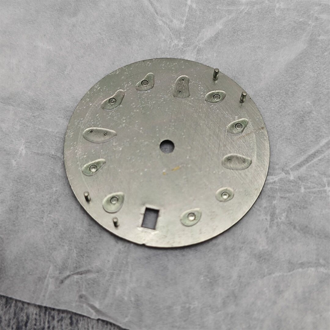 28.5mm luminous watch dial suitable for Rolex Submariner NH35 movement Black