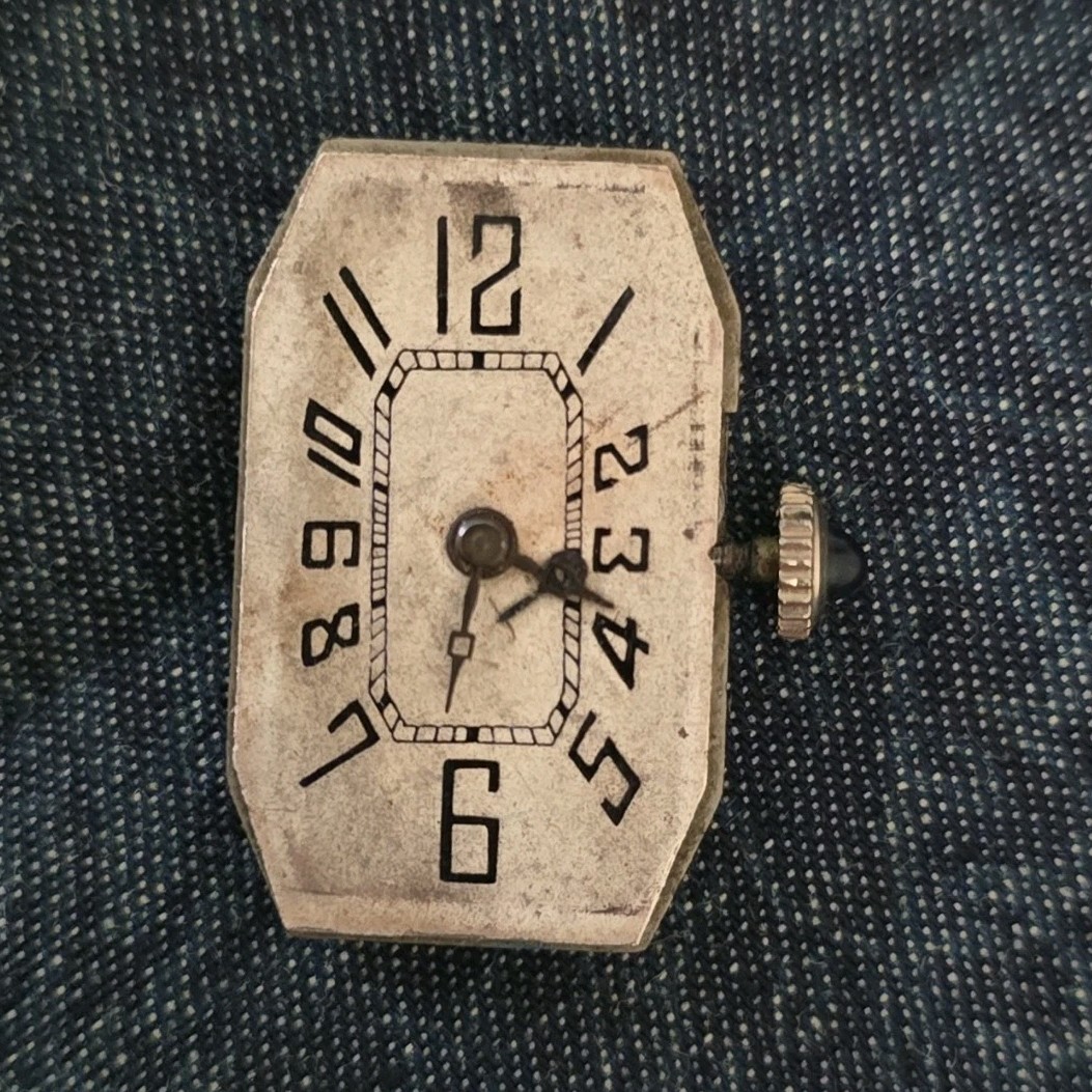 Champ Watch co. Mechanical Manual Wind Watch Movement w/ Dial, Crown & Hands