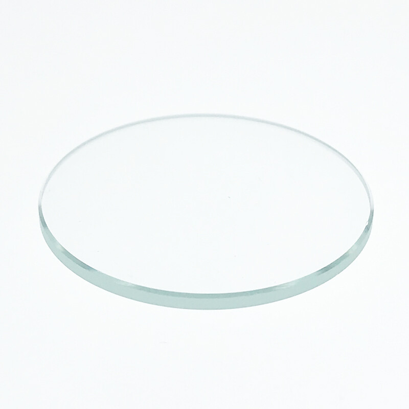 Swiss Glass Flat Watch Crystal 1.8mm Thickness Coating Lens Round Plane 24-40mm