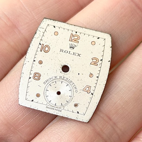A Vintage Rolex Art Deco Style Wristwatch Dial. 1920s/30s.