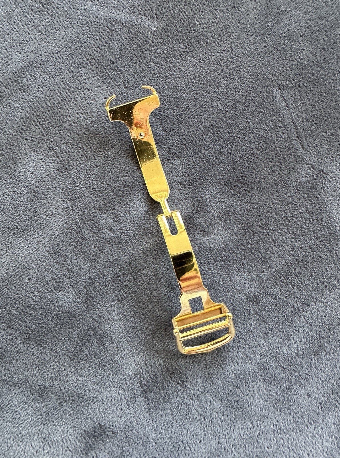 Cartier Watch Buckle 18ct Yellow Gold Vermeil Folding Deployant Clasp 16mm