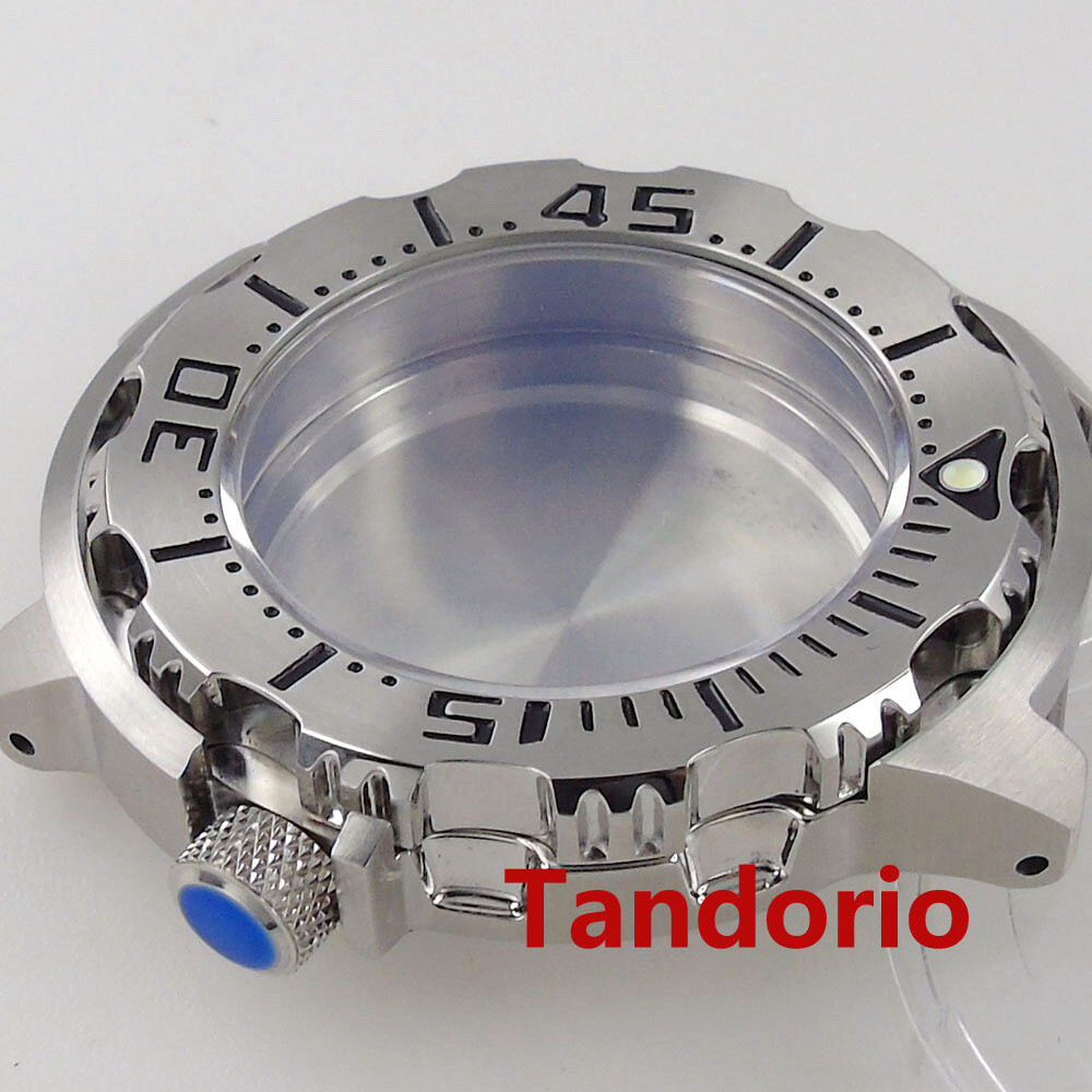 42mm AR Sapphire Crystal Watch Case for NH34 NH35A NH36 200M Monster 3.8 o’clock