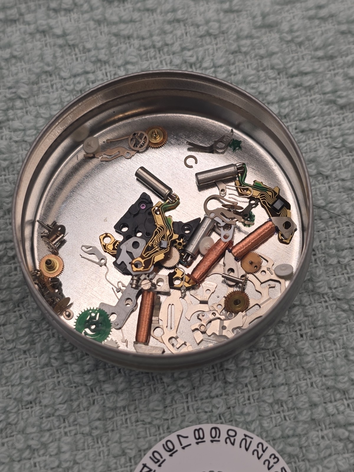 Seiko VX42 VX43 Quartz Watch Movement and Parts