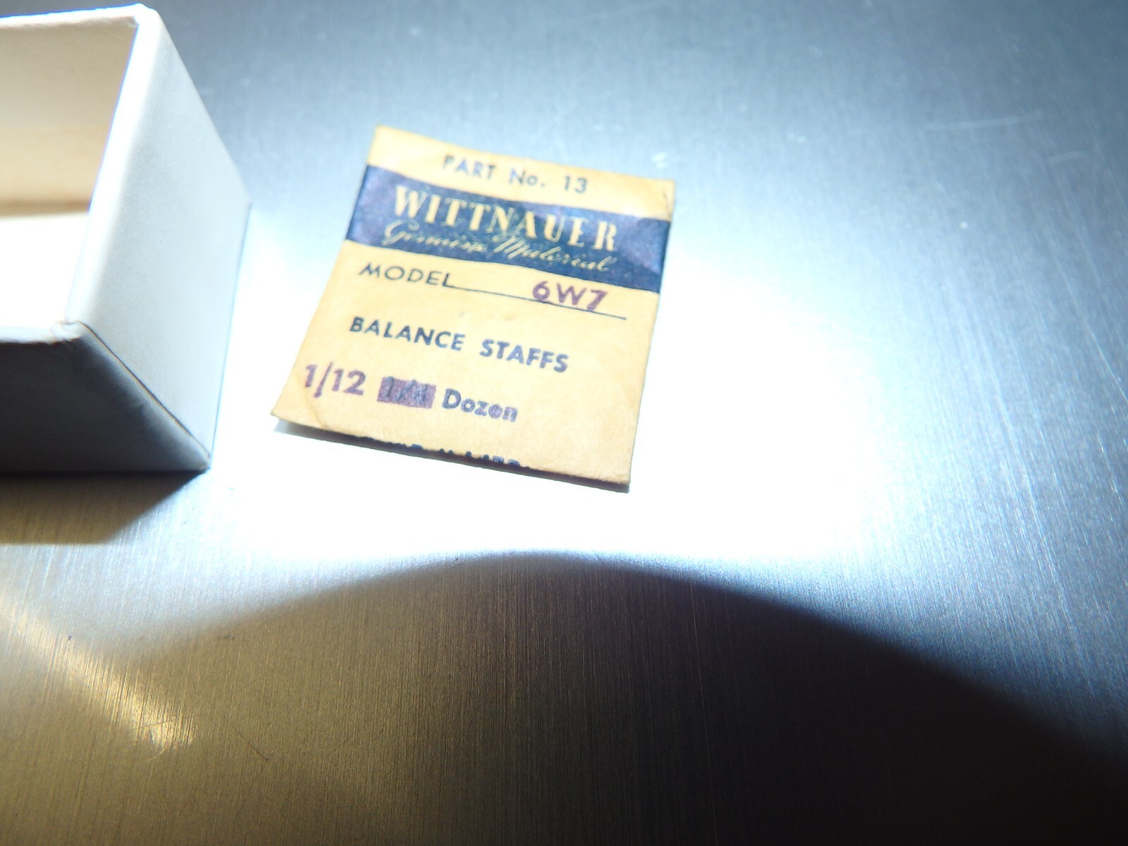 Wittnauer 6W7 Balance Staff x 1 Watch Material Part No. 13 NOS VTG #2