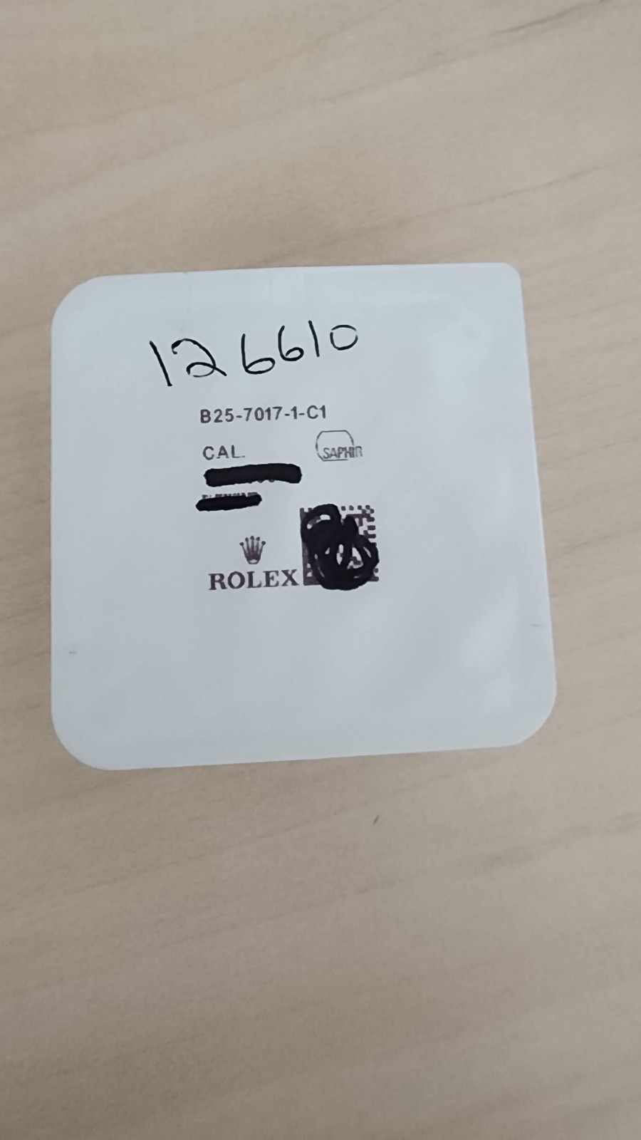 AUTHENTIC ROLEX SUBMARINER SAPPHIRE w GASKET 41mm SUBS 126610 126613 B25/7017-C1