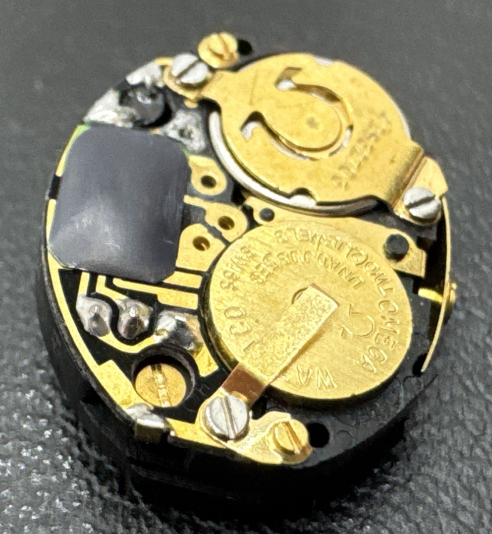 Omega 1333 Quartz Movement Very Rare Perfect Overhauled Button Reset