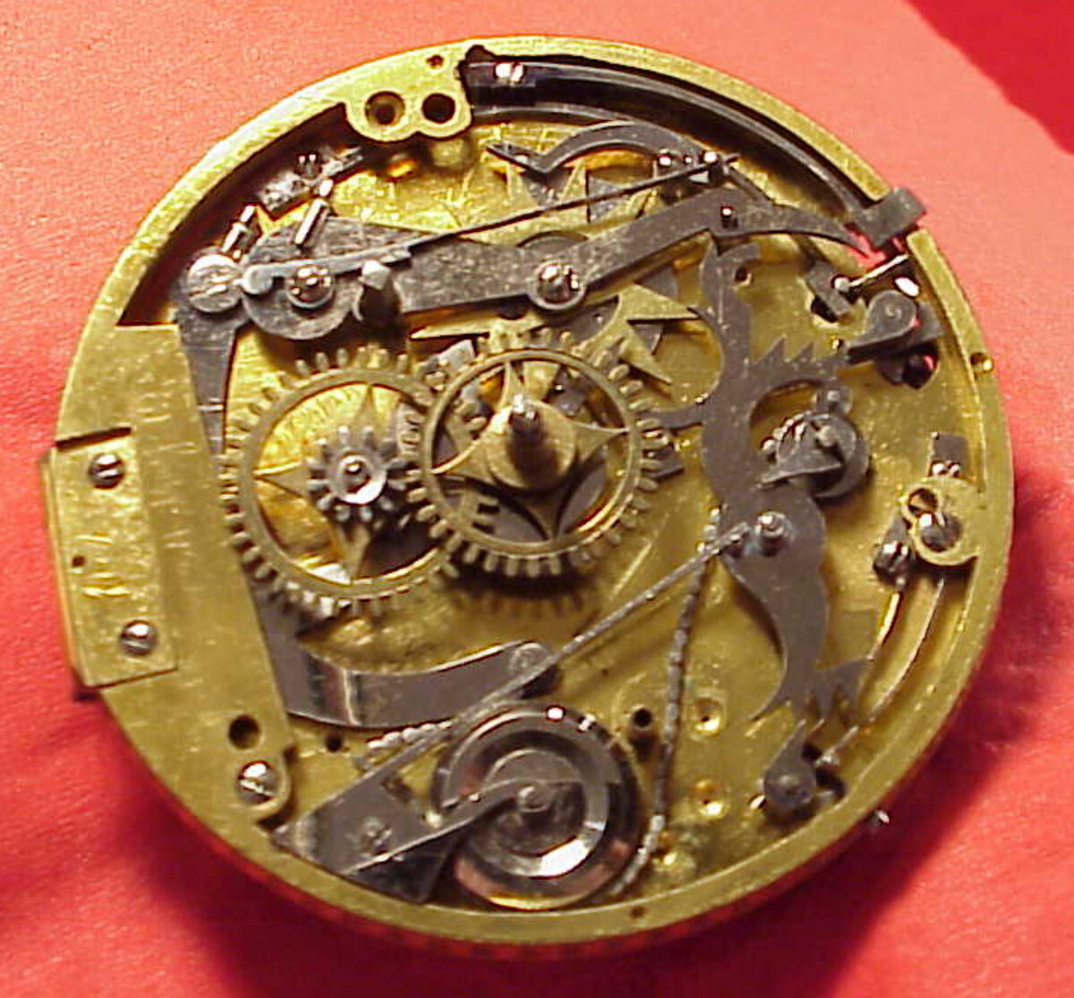 52mm IGNACE LICHTENSTERN WEIN REPEATER BELL STRIKE VERGE FUSEE POCKET WATCH MT