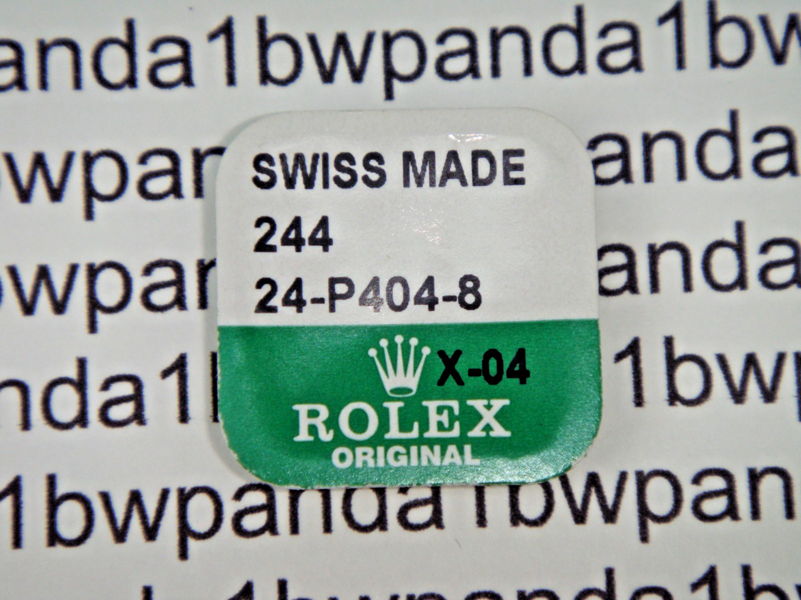 OEM Rolex Daytona 244 24-P404-8 Chronograph Pusher 18K Yellow Gold Screw=Sealed=