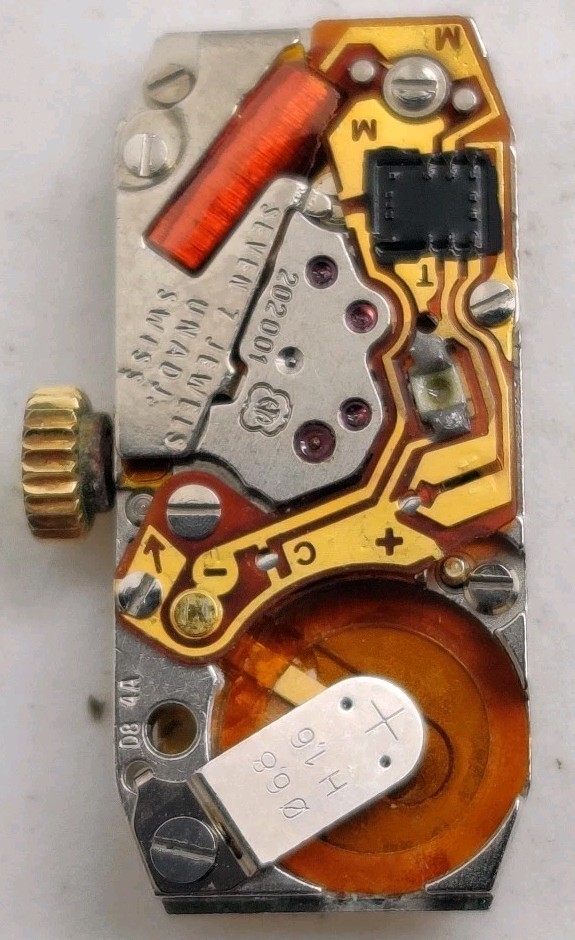 ETA Cal. 202.001 Swiss quartz watch movement Works But Doesn’t Keep Time