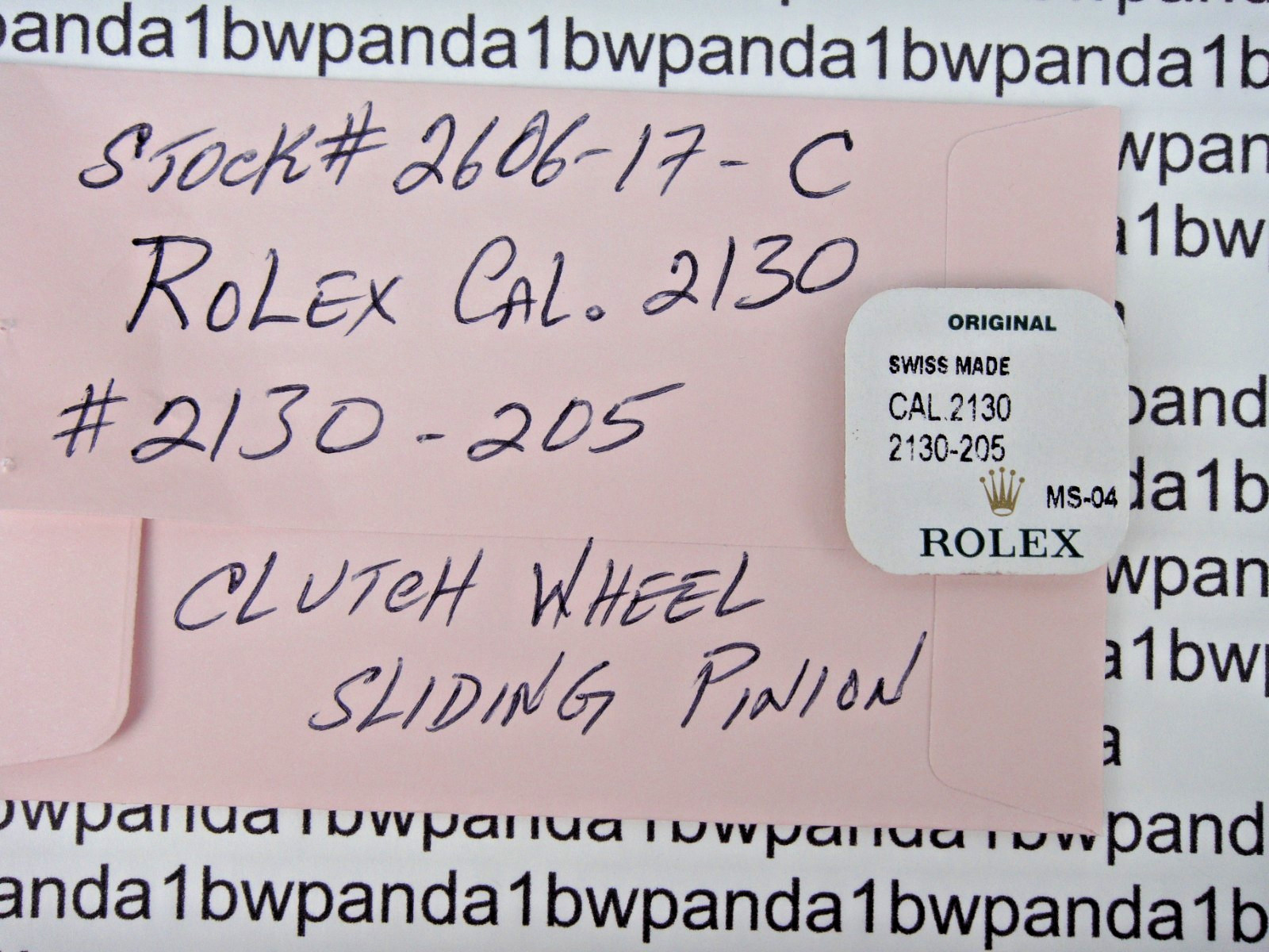 OEM Rolex Calibers 2135 & 2130-205 Clutch Wheel Sliding Pinion==NOS==New Sealed