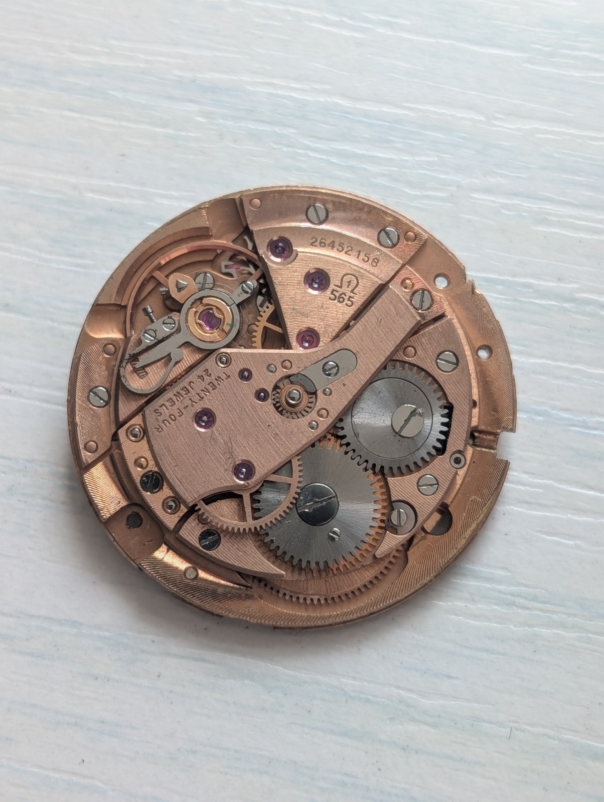 Vintage Omega 565 Automatic Watch Movement (Incomplete/Good Balance)