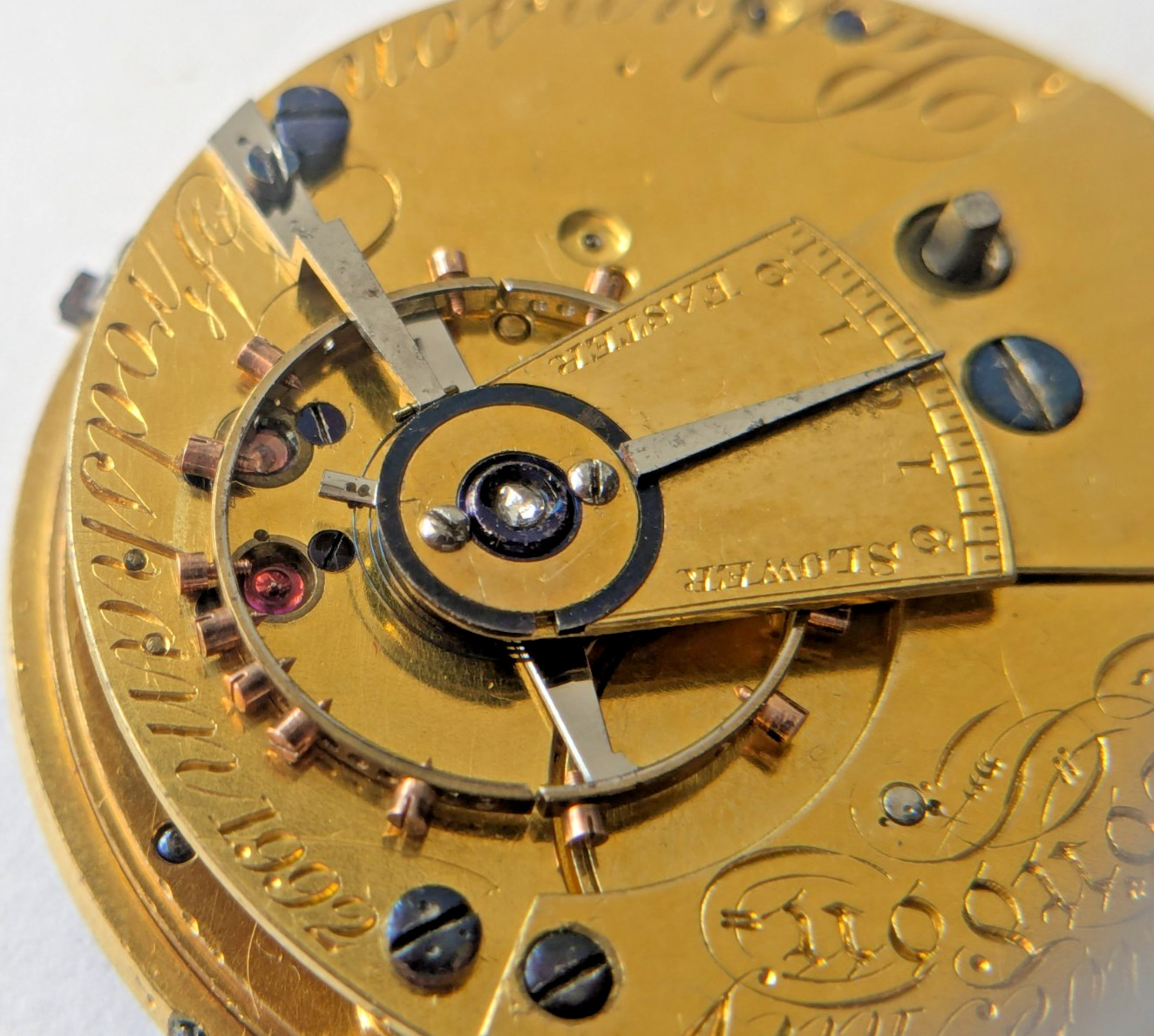 Antique Parkinson & Frodsham Change Alley London Fusee Watch Movement 52
