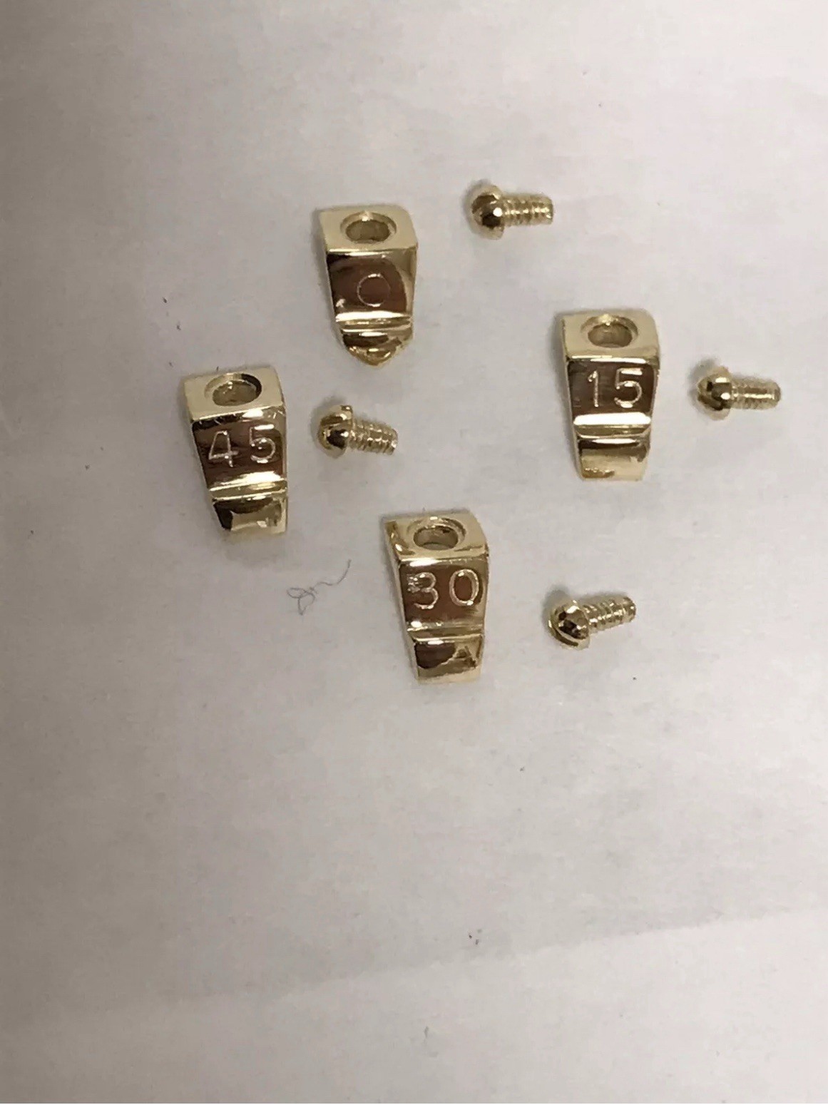breitling chronomat / Callisto knights 18kt yellow gold solid 4 pieces 4 screws
