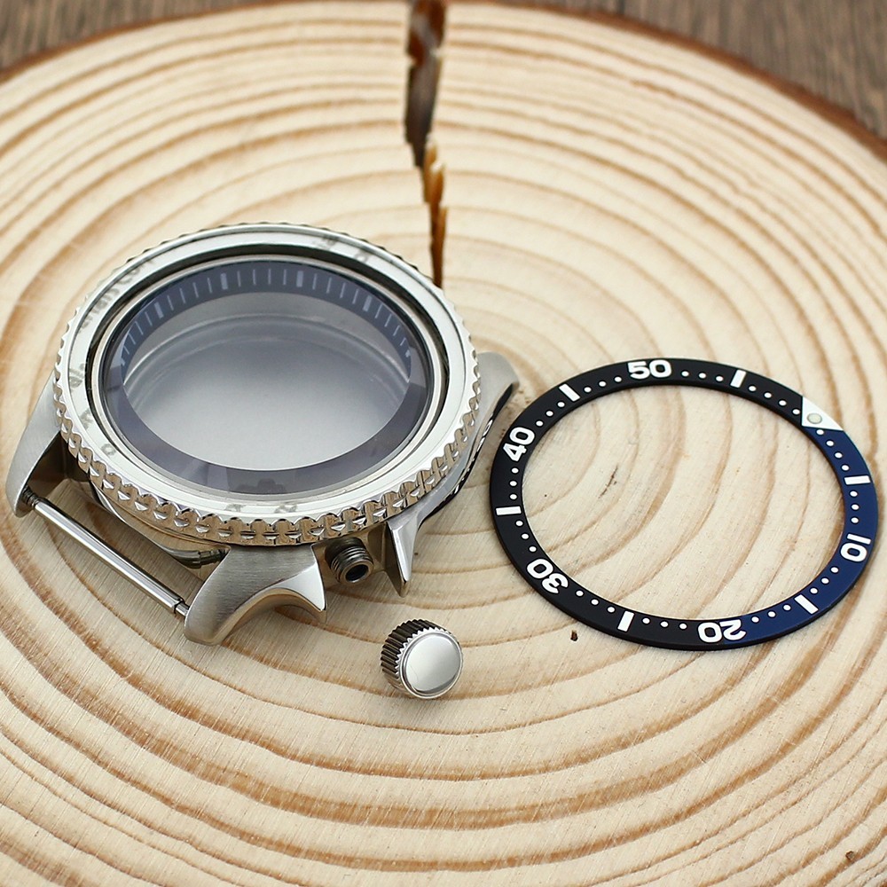 42.5mm Stainless Silver Watch Case Modify SKX007 Mod 10ATM For Seiko NH35 34 36