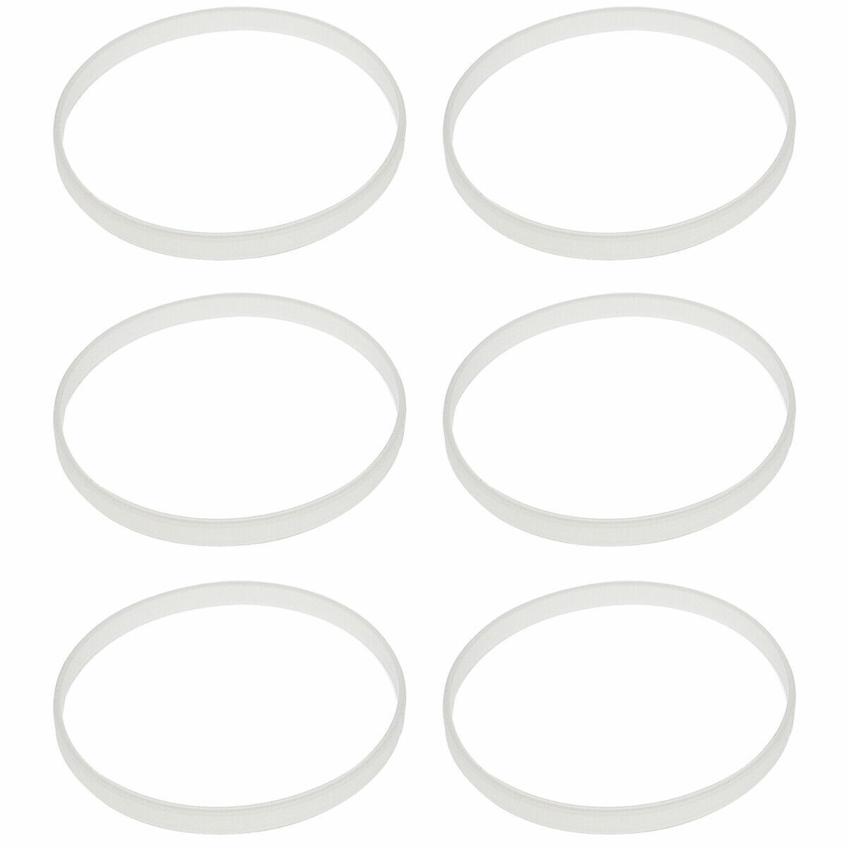 12 Clear 2.50mm Sapphire Crystal Replacement Gaskets For Rolex Submariner 16800