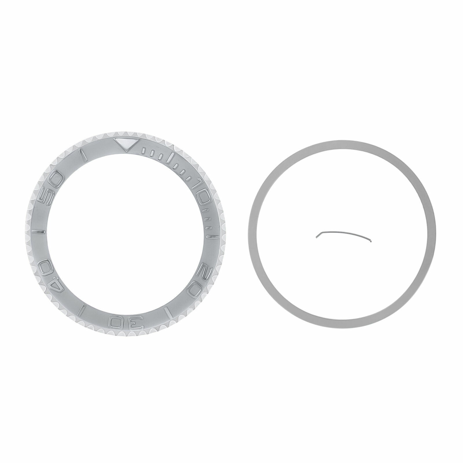 BEZEL INSERT COMPLETE FOR YACHTMASTER 16800 16608 16610 16613 STAINLESS STEEL