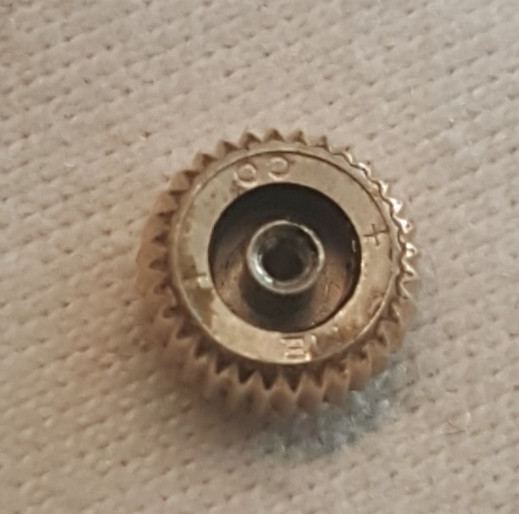 Cortebert Gold Plated Water Resistant Crown