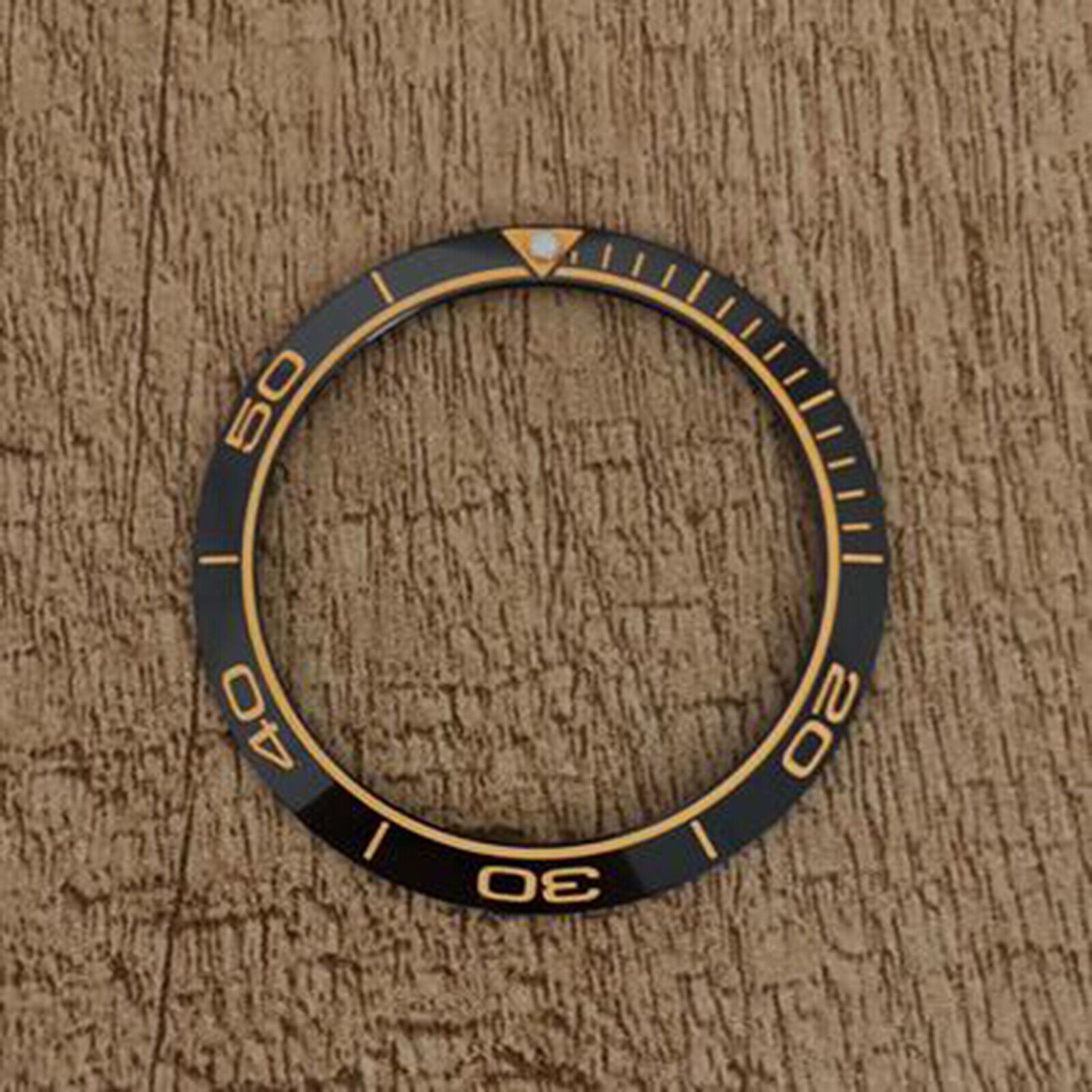 Outer 38MM Inner 30.5MM Watch Bezel Insert Luminous Beads Ceramic /Aluminum Ring
