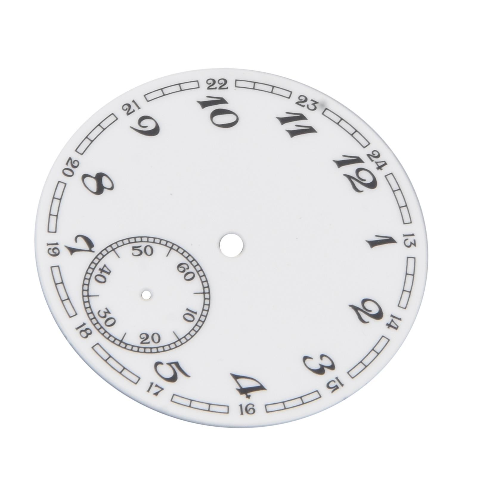 1*Men’s Watch Dial Watch Face Wirstwatch Plate For ETA 6498 ST36 Movement a