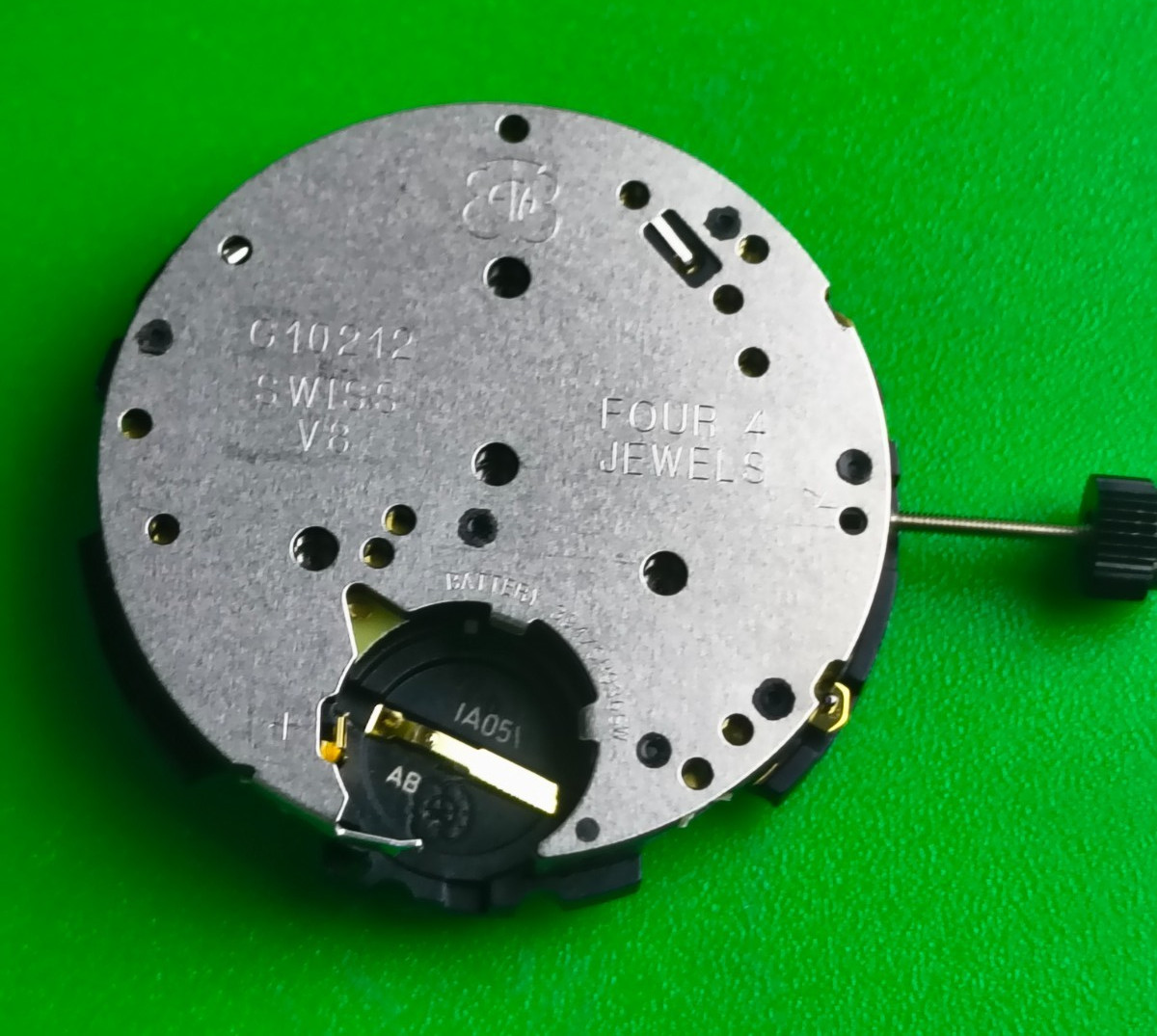 ETA G10.212 Quartz Movement , Horizontal Disk at 4, Chronograph AB version