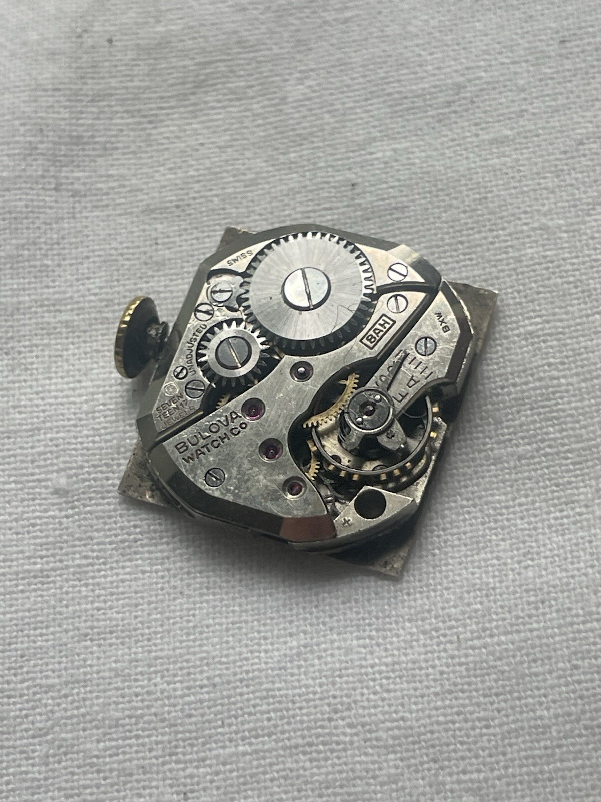 Bulova 8AH – movement for mens watch AS IS, lot 0806