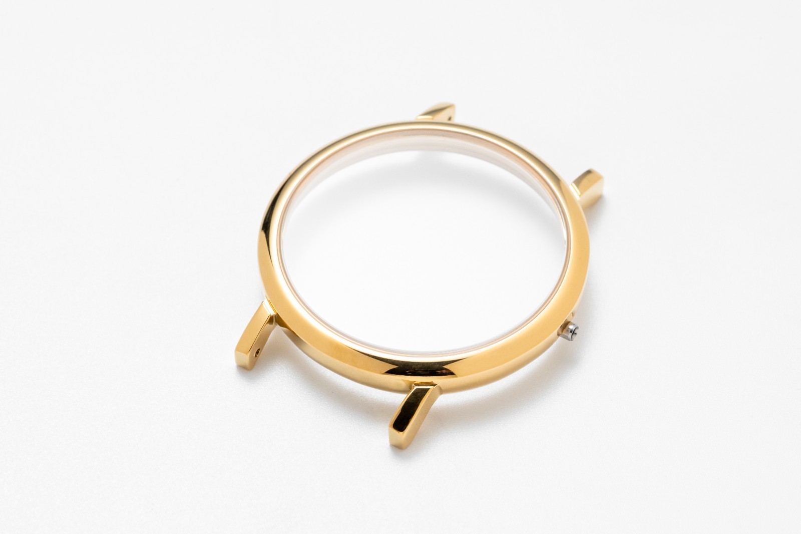 37mm GLASS waterproof ring Gold Watch Case for GL22 Movement