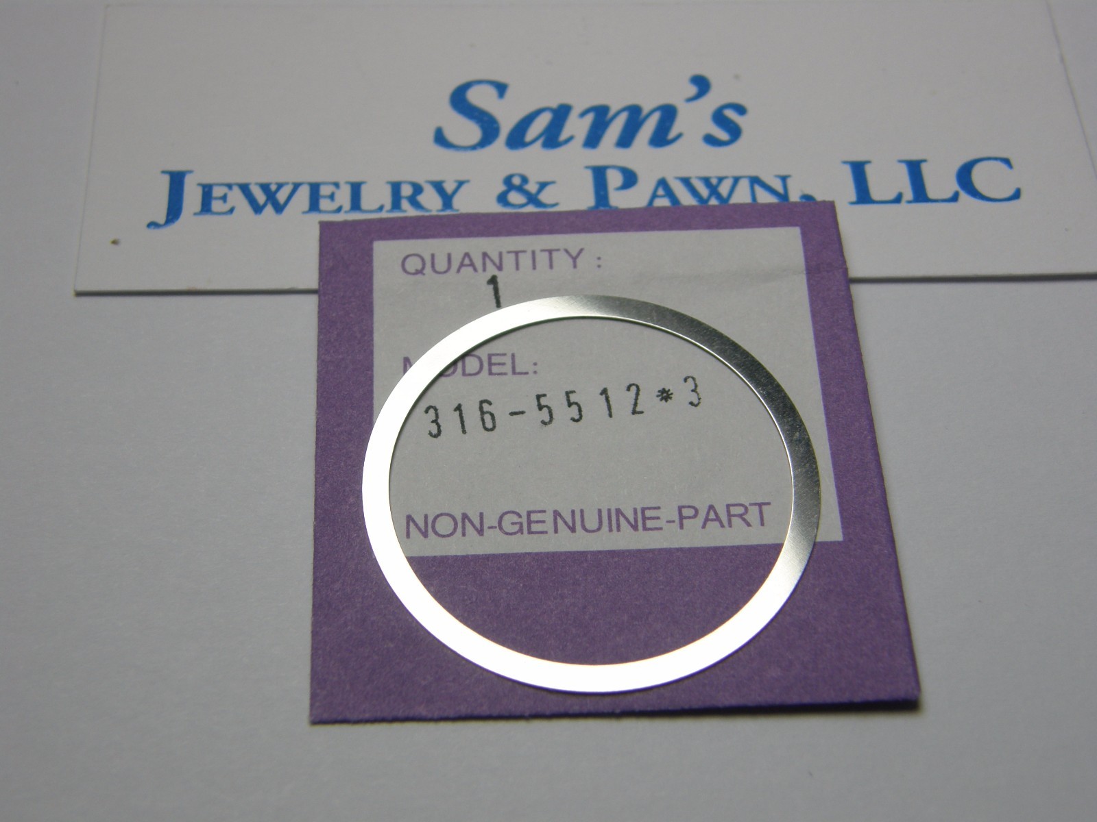 Flat Metal Bezel Spring Fit Rolex Submariner 1680 5508 5513 5517 #RL-316-5512