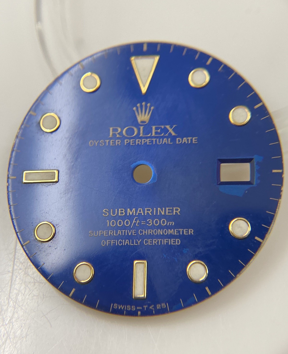 Genuine Rolex Submariner 16613 16618 16808 Cal. 3035/3135 Blue Tritium Dial