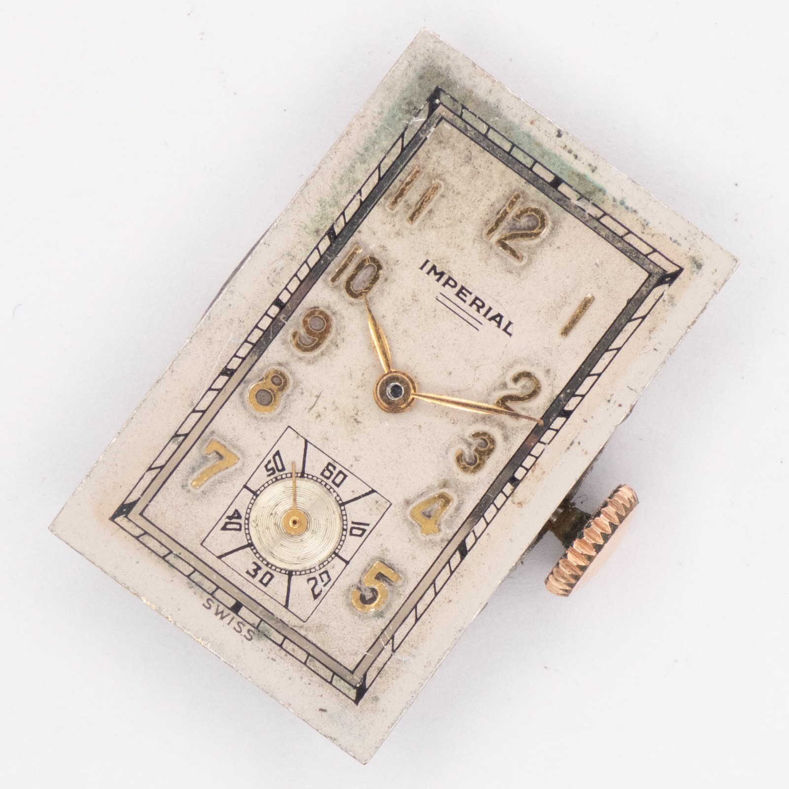 Vintage Imperial Watch Co. Model 48 1743 17-Jewel Wristwatch Movement