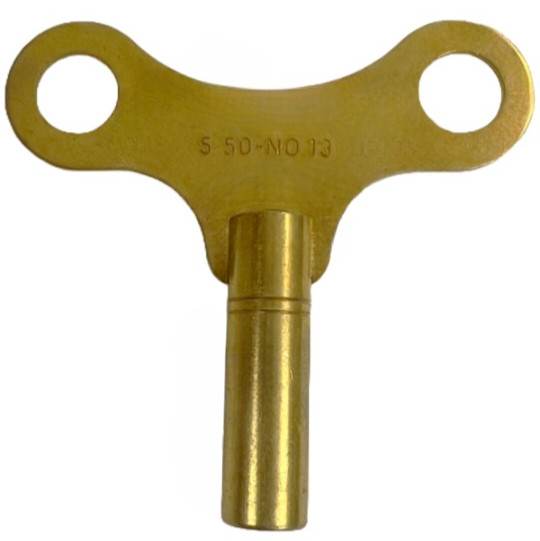 Brass Single End Clock Key #13, Jeweler Tools
