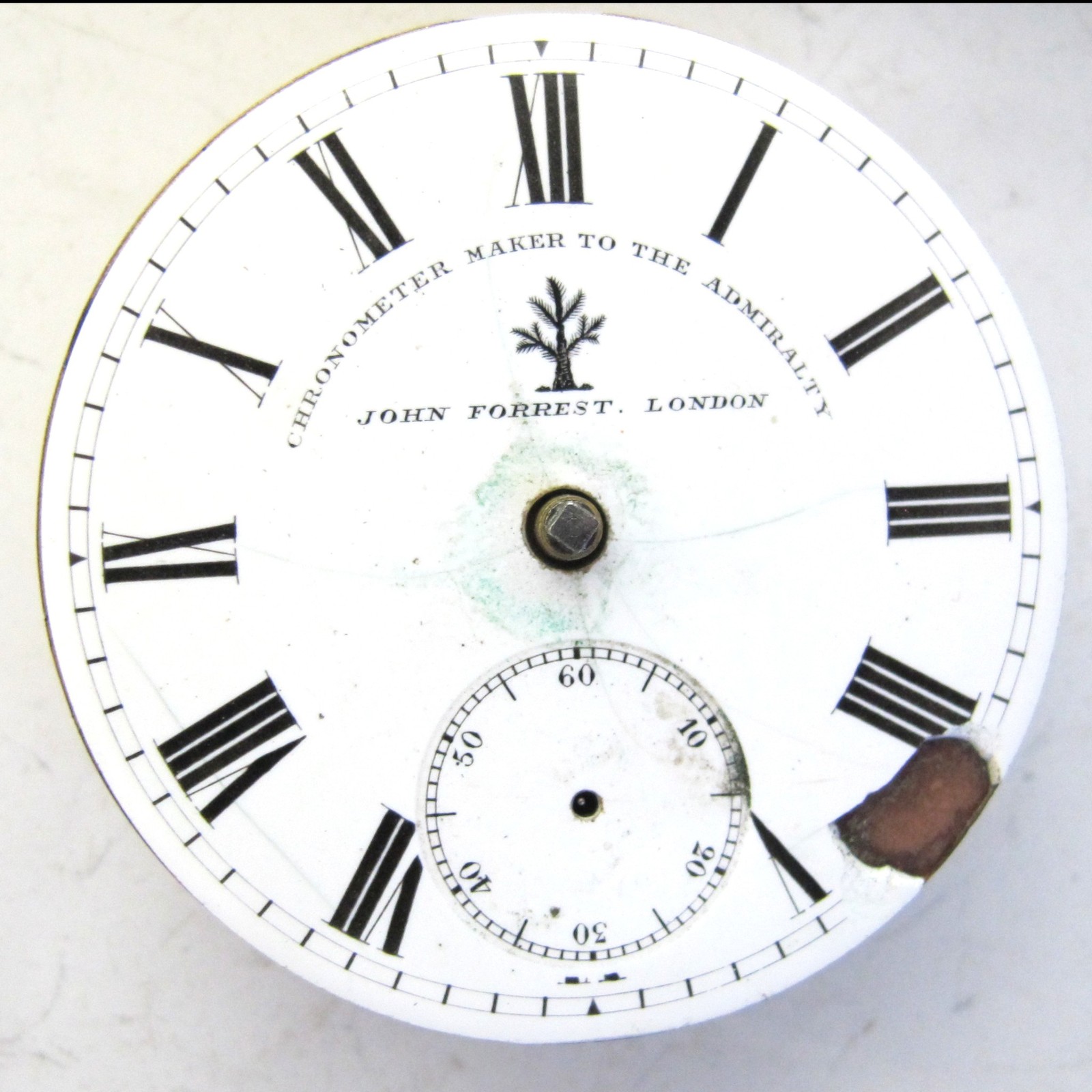 Antique POCKET WATCH MOVEMENT- SWISS FAKE Forgery of English JOHN FORREST