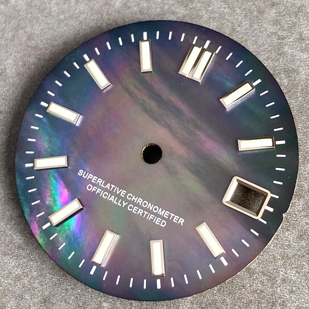 High Quality 29mm MOP Mother of Pearl Shell Dial Face Fit NH35 NH36 Men’s Watch