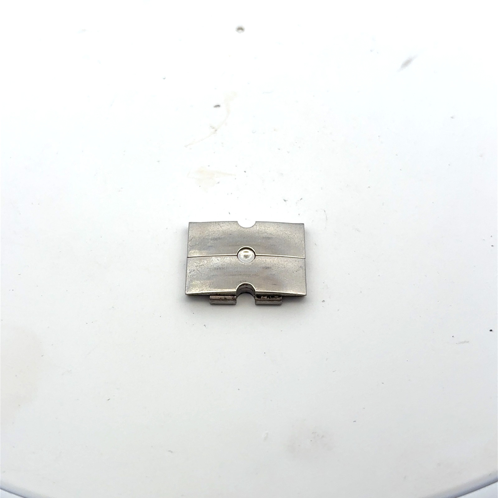 Movado Sports Edition SE 20mm Silver Tone Stainless Double Watch Link