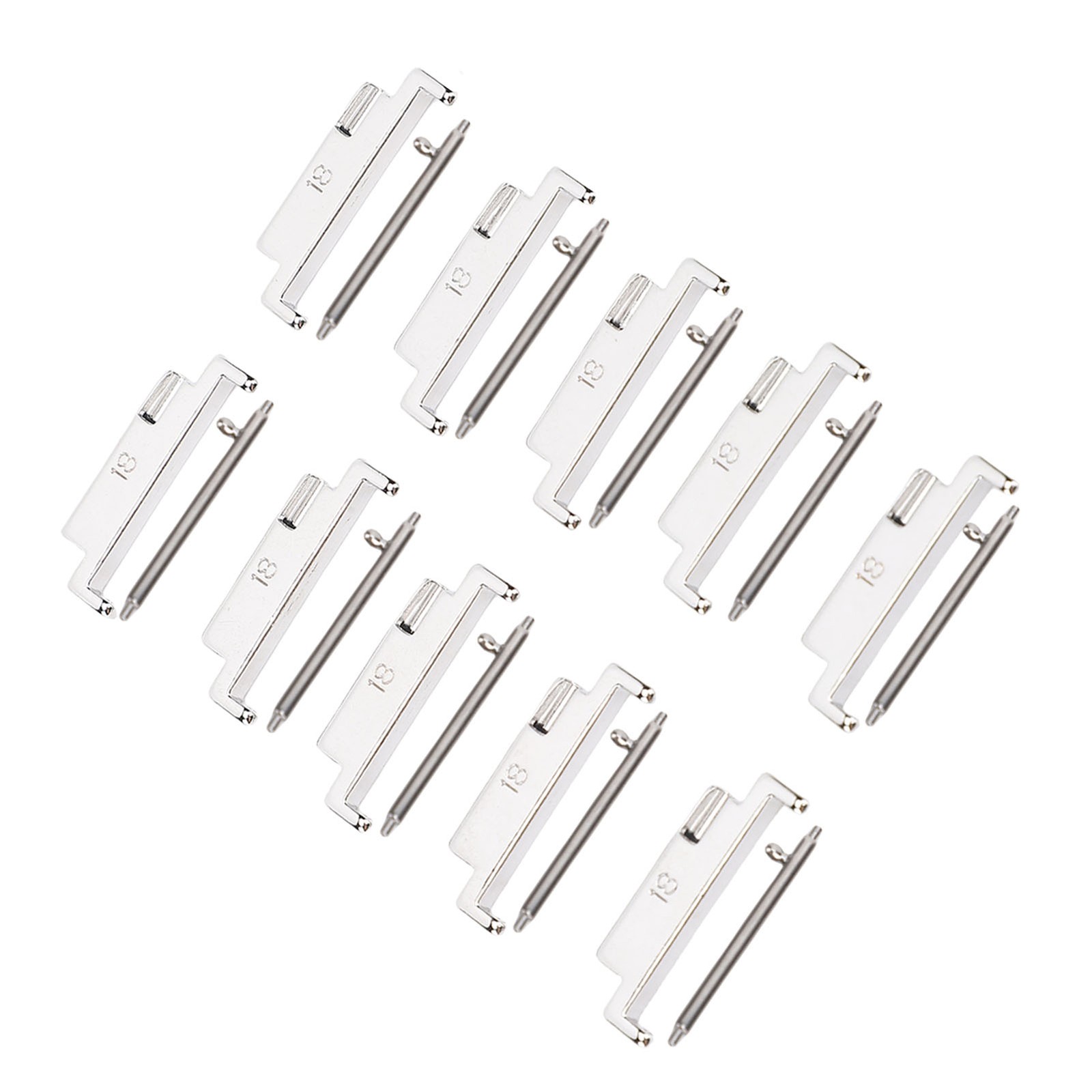 5 Pair Metal Watch Band Adapter Set For 18-22mm Watch Band Adapter
