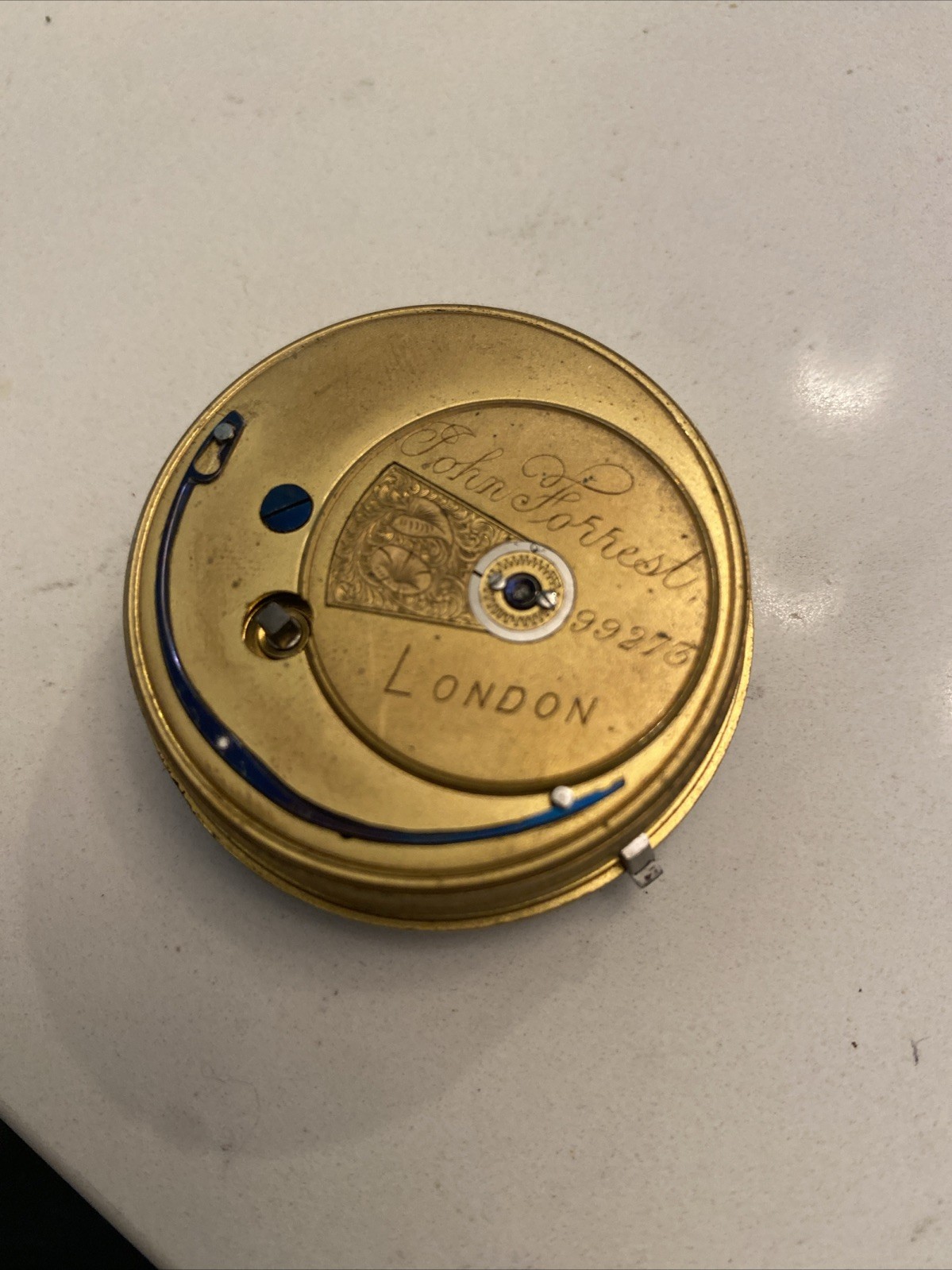 John Forrest London movement for Parts or Repairs