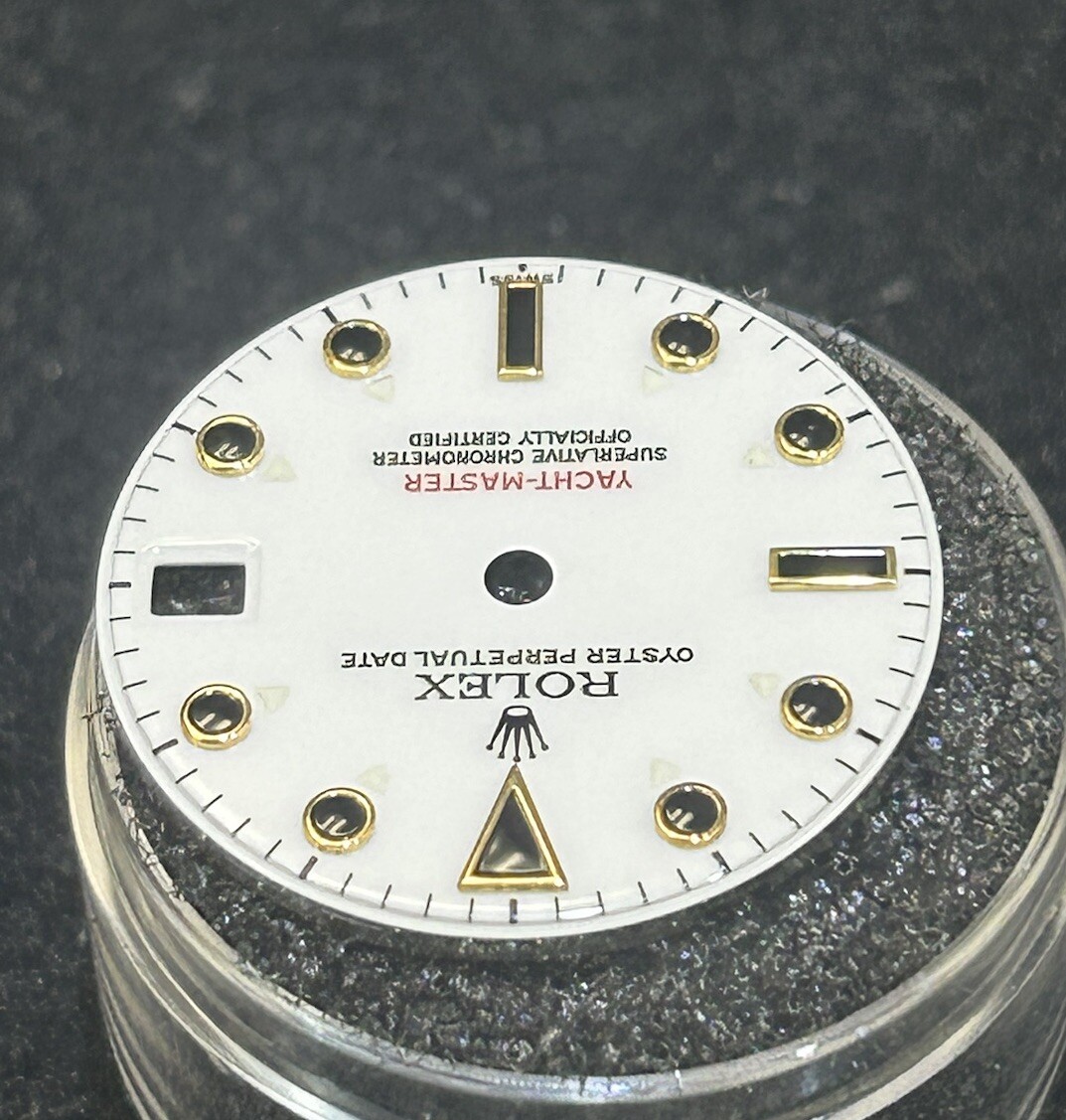Rolex Yacht Master MidSize White Sapphire Dial for Ref. 168623, 168628,68623 OEM