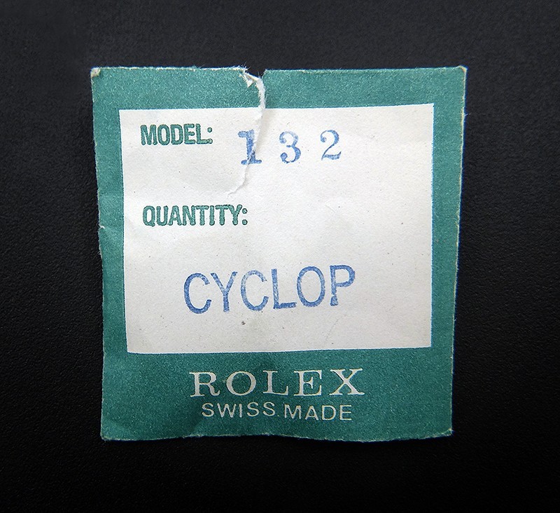 NOS Genuine New Rolex 25 132 Tropic Plexi-Glass Crystal for Ladies Watch Model