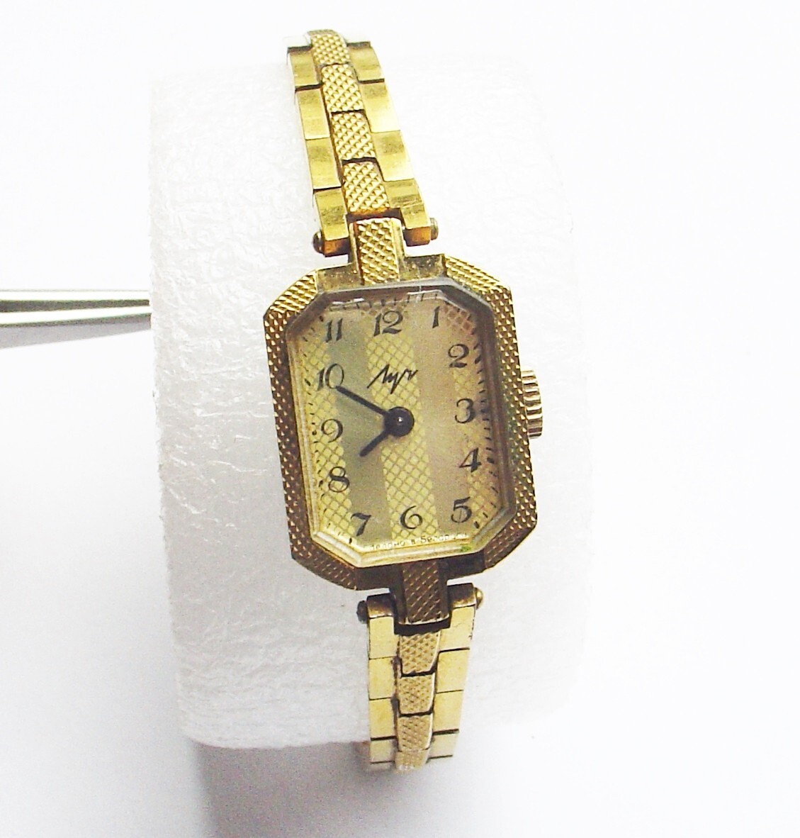 Serviced Ussr Soviet Russian Luch Jewel Womens Watch Mechanical Wrist Ladie