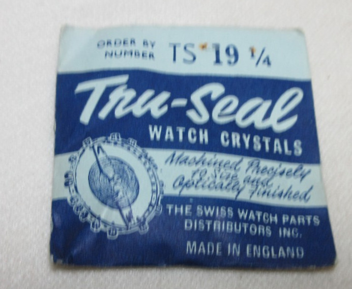 TRU-SEAL WATCH CRYSTAL TS 19 1/4 WATCHMAKER REPLACEMENT PART #213