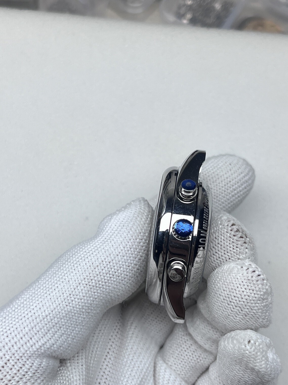 Watch Part 40mm Sapphire Crystal Watch Case for 7751 Movement