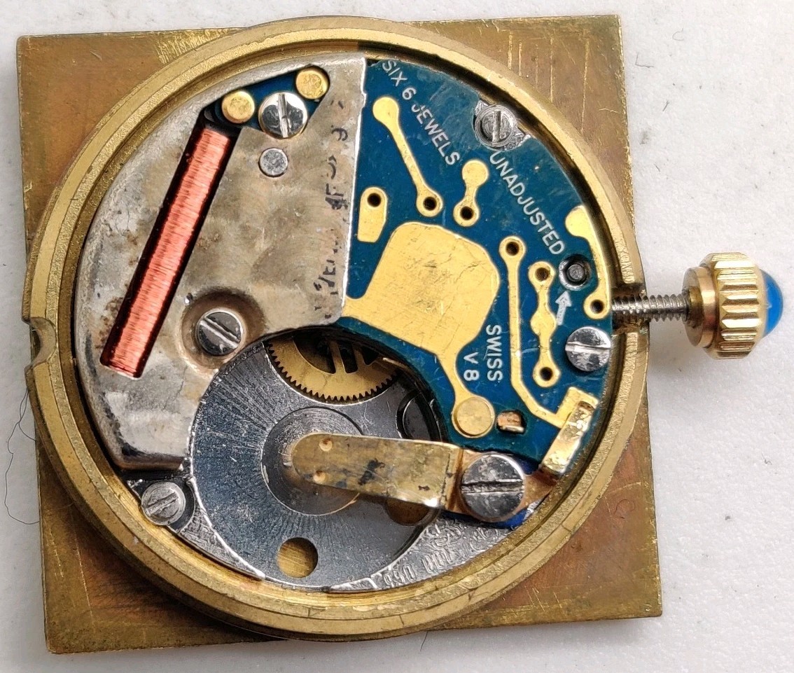 Juvenia ETA Cal. 950.001 Swiss quartz watch movement For Repair