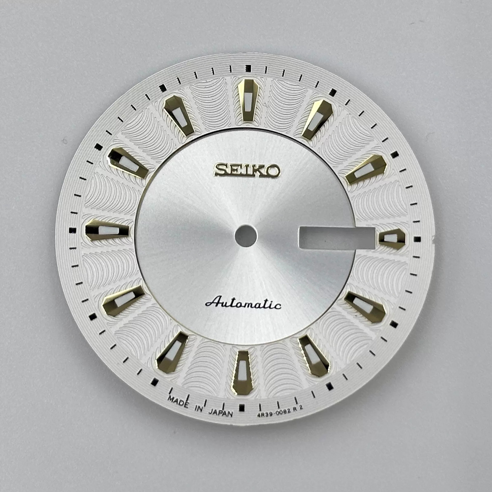 35mm Sun Pattern Watch Dial No Lume Dual Calendar for NH35 Nh36 Movement