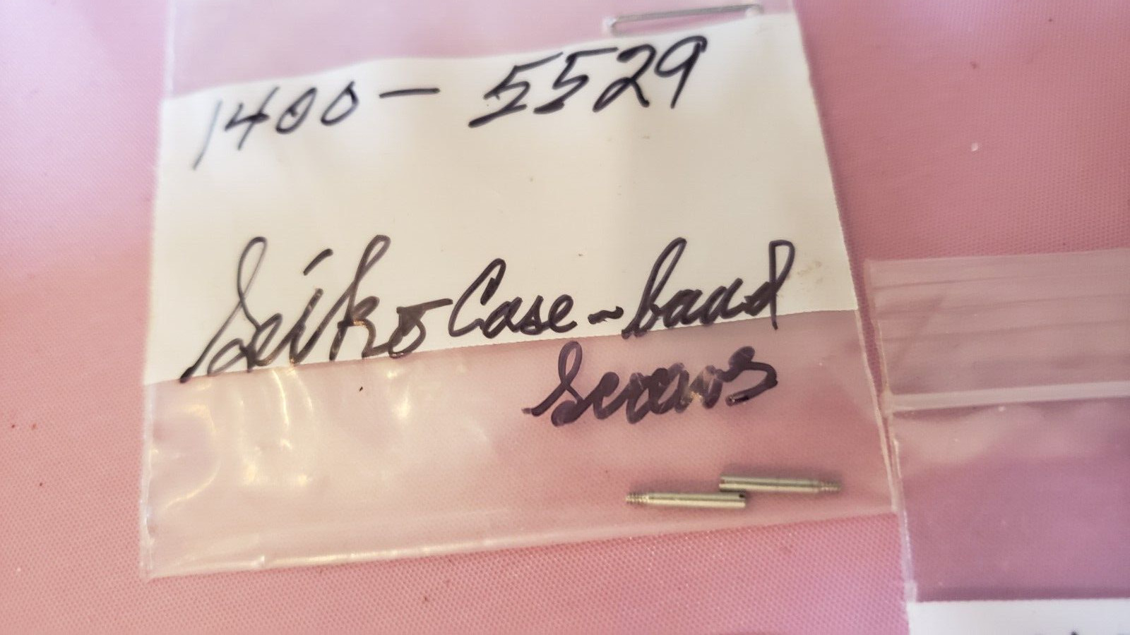 VTG LOT 70’s 80’s Seiko Watch Spring Bars case back screw # 6309-5009 1400-5529