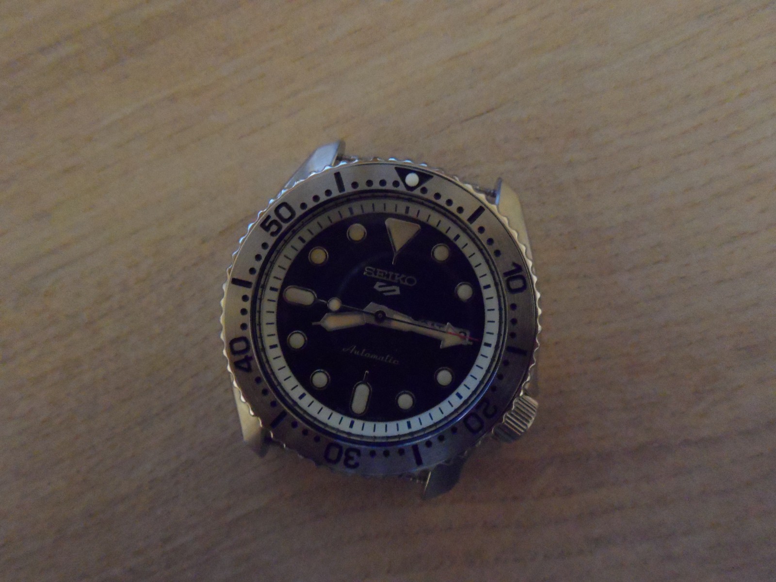 Flat Steel Bezel Instert for Seiko SKX SRPD Stainless Steel insert+Adhesive Ring