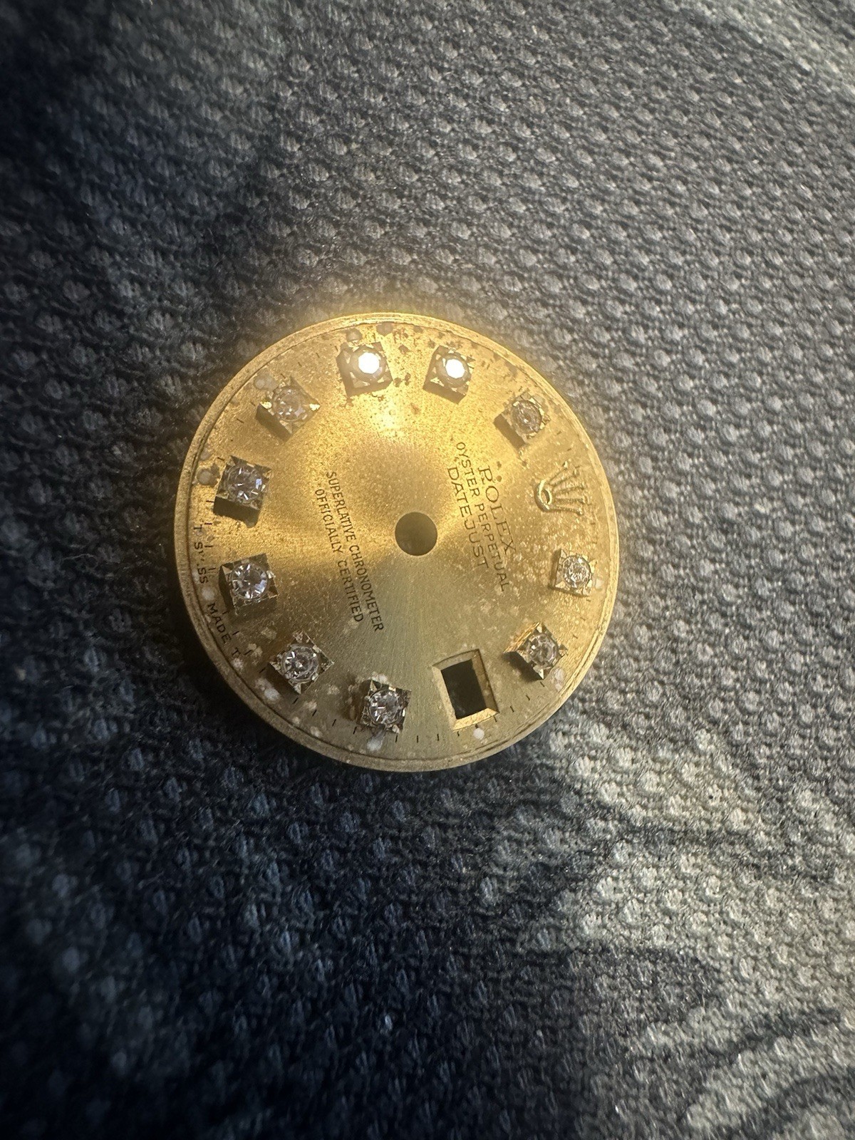 Rolex Datejust 26mm Factory Diamond Dial Champagne Gold 6917 69173