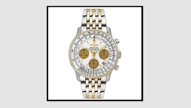 Breitling Heritage 1884 Navitimer GMT Chronograph White Dial D2332212