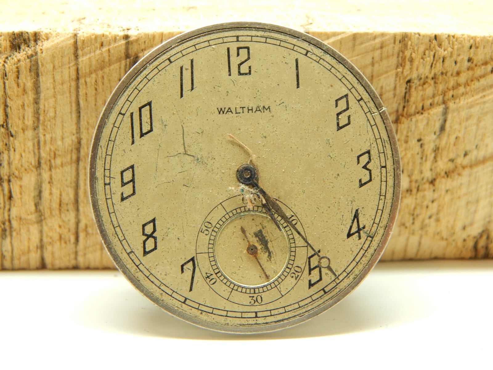 Antique Waltham Pocket Watch Movement 12s 7j Grade 210 Circa 1921